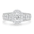 0.51ct Diamond Ring with 1.07tct Diamonds set in 18K White Gold