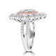 0.57ct Diamond Ring with 1.67tct Diamonds set in 18K Two Tone Gold
