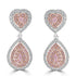 0.22tct Diamond Earring with 1.23tct Diamonds set in 14K Two Tone Gold