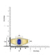 1.2ct Sapphire Men Ring with 0.43tct Diamond set in 14K Yellow Gold