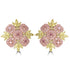 0.49tct Pink Diamond Earring with 1.76tct Diamonds set in 14K Two Tone Gold