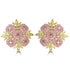 0.49tct Pink Diamond Earring with 1.76tct Diamonds set in 14K Two Tone Gold