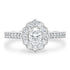 0.5ct Diamond Ring with 0.52tct Diamonds set in 950 Platinum