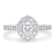 0.5ct Diamond Ring with 0.52tct Diamonds set in 950 Platinum