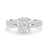 0.5ct Diamond Ring with 0.53tct Diamonds set in 950 Platinum