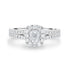 0.5ct Diamond Ring with 0.53tct Diamonds set in 950 Platinum