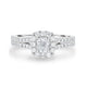 0.5ct Diamond Ring with 0.53tct Diamonds set in 950 Platinum