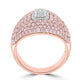 0.5ct Diamond Ring with 2.31tct Diamonds set in 18K Two Tone Gold