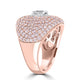 0.5ct Diamond Ring with 2.31tct Diamonds set in 18K Two Tone Gold