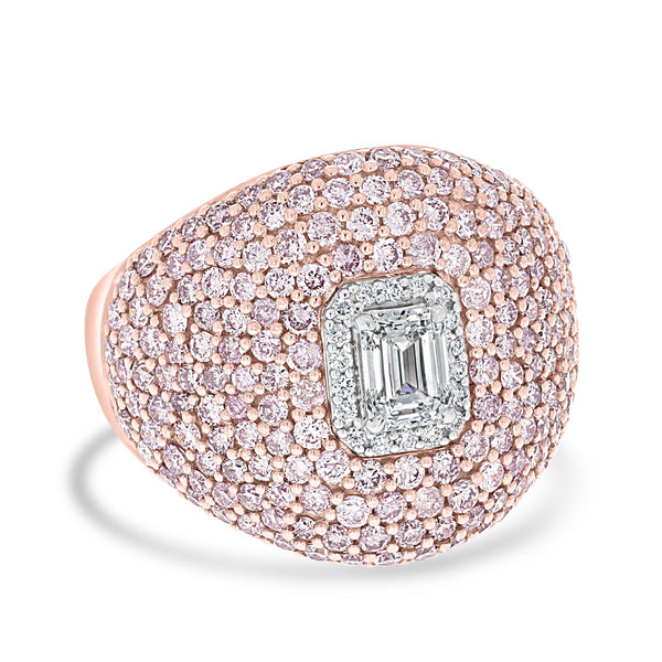 0.5ct Diamond Ring with 2.31tct Diamonds set in 18K Two Tone Gold