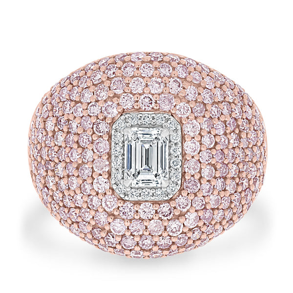 0.5ct Diamond Ring with 2.31tct Diamonds set in 18K Two Tone Gold