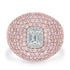 0.5ct Diamond Ring with 2.31tct Diamonds set in 18K Two Tone Gold