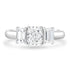 1.03ct Diamond Ring with 0.95tct Diamonds set in 950 Platinum