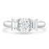 1.03ct Diamond Ring with 0.95tct Diamonds set in 950 Platinum