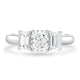 1.03ct Diamond Ring with 0.95tct Diamonds set in 950 Platinum