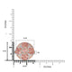 1.42ct Pink Diamond Rings with 0.63tct Diamond set in 18K Rose Gold