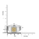 0.51ct  Diamond Rings with 0.27tct Diamond set in 18K Two Tone Gold