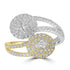 0.36ct Diamond Rings with 0.84tct Diamond set in 18K Two Tone Gold