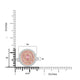 0.18ct Pink Diamond Rings with 0.86tct Diamond set in 18K Two Tone Gold