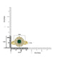 0.418ct Emerald Rings with 0.289tct Diamond set in 18K Yellow Gold