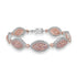 0.43ct Pink Diamond Bracelets with 6.61tct Diamond set in 18K Two Tone Gold