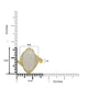 3.18ct Opal Rings with 0.2tct Diamond set in 18K Yellow Gold
