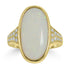 4.84ct Opal Rings with 0.18tct Diamond set in 18K Yellow Gold
