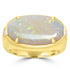 4.96ct Opal Rings with 0.25tct Diamond set in 18K Yellow Gold