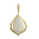 7.86ct Opal Pendants with 0.12tct Diamond set in 18K Yellow Gold