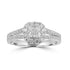 0.51ct Diamond Rings with 0.5tct Diamond set in Platinum 950