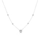 0.5ct Diamond Necklaces with 0.52tct Diamond set in Platinum 950