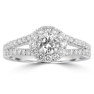 0.5ct Diamond Rings with 0.52tct Diamond set in Platinum 950