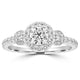 0.5ct Diamond Rings with 0.51tct Diamond set in Platinum 950