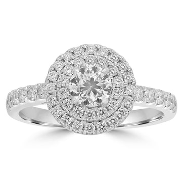 0.5ct Diamond Rings with 0.51tct Diamond set in Platinum 950