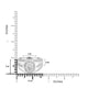 0.5ct Diamond Rings with 1.03tct Diamond set in Platinum 950