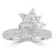 0.53ct Diamond Rings with 0.99tct Diamond set in Platinum 950