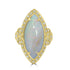 7.82ct Opal Rings with 0.27tct Diamond set in 18K Yellow Gold