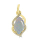 1.7ct Opal Pendants with 0.09tct Diamond set in 18K Yellow Gold