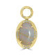 4.64ct Opal Pendants with 0.11tct Diamond set in 18K Yellow Gold