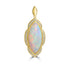 7.26ct Opal Pendants with 0.31tct Diamond set in 18K Yellow Gold