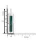 4.83ct Tourmaline Pendants with 0.19tct Diamond set in 18K White Gold