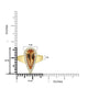 2.82ct Imperial Topaz Rings with 0.28tct Diamond set in 18K Yellow Gold