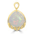 18.78ct Opal Pendants with 0.16tct Diamond set in 18K Yellow Gold