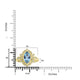 1.58ct Aquamarine Rings with 0.17tct Diamond set in 18K Yellow Gold