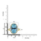 8.93ct Aquamarine Rings with 0.44tct Diamond set in 18K Yellow Gold