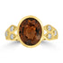 3.45ct Tourmaline Rings with 0.24tct Diamond set in 18K Yellow Gold