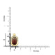 2.78ct Tourmaline Pendants with 0.09tct Diamond set in 18K Two Tone Gold