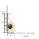 2.38ct Tourmaline Pendants with 0.11tct Diamond set in 18K Yellow Gold