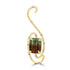 2.38ct Tourmaline Pendants with 0.11tct Diamond set in 18K Yellow Gold