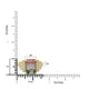 5.8ct Tourmaline Rings with 0.26tct Diamond set in 18K Yellow Gold